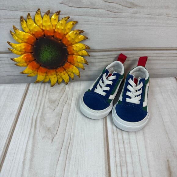 Vans Old Skool V Color Block Toddler‎ Sneakers 3C - Picture 1 of 6